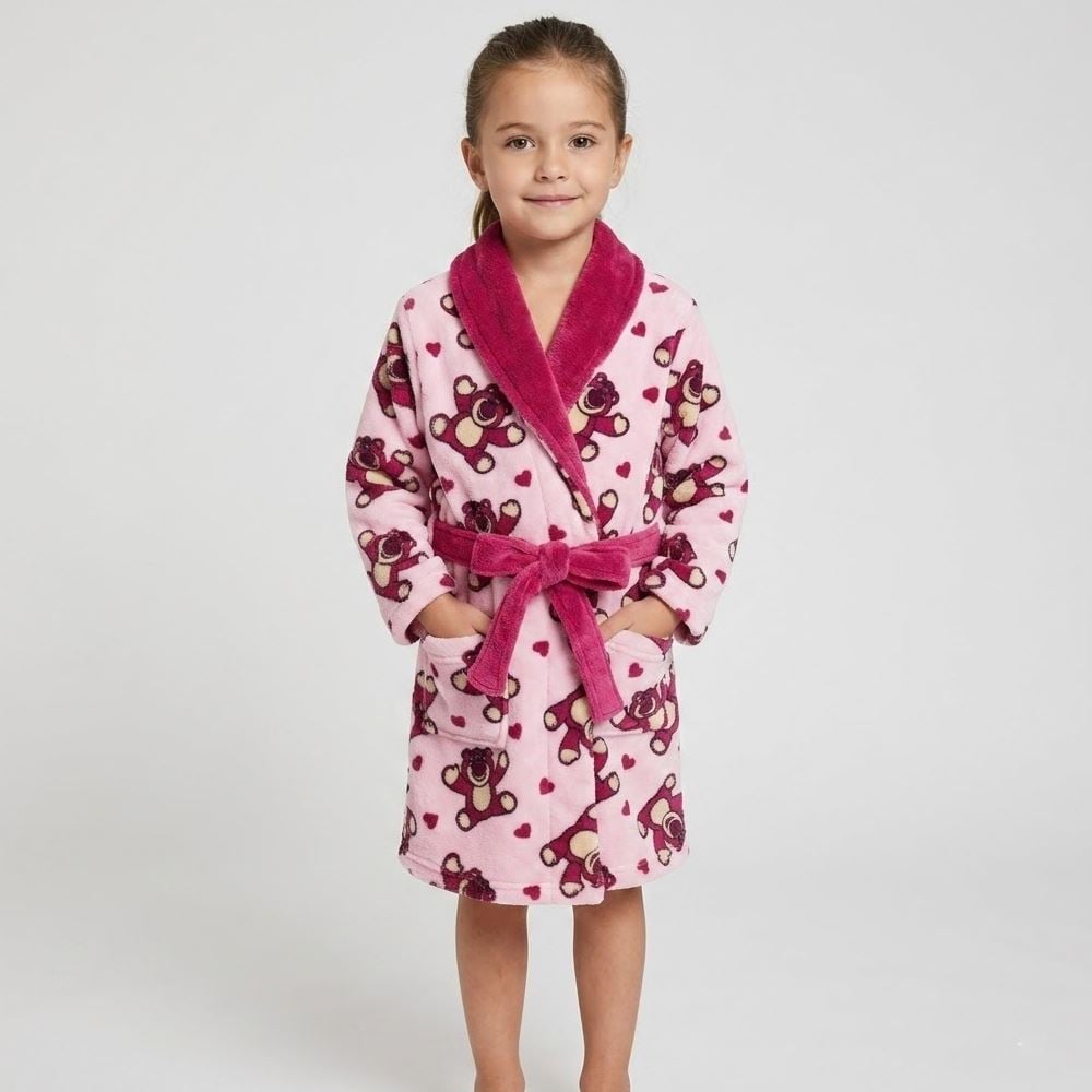 Roupão Infantil P Microfibra Disney - Lotso
