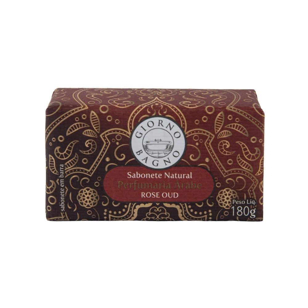 Sabonete Natural Giorno Bagno 180G - Rose Oud