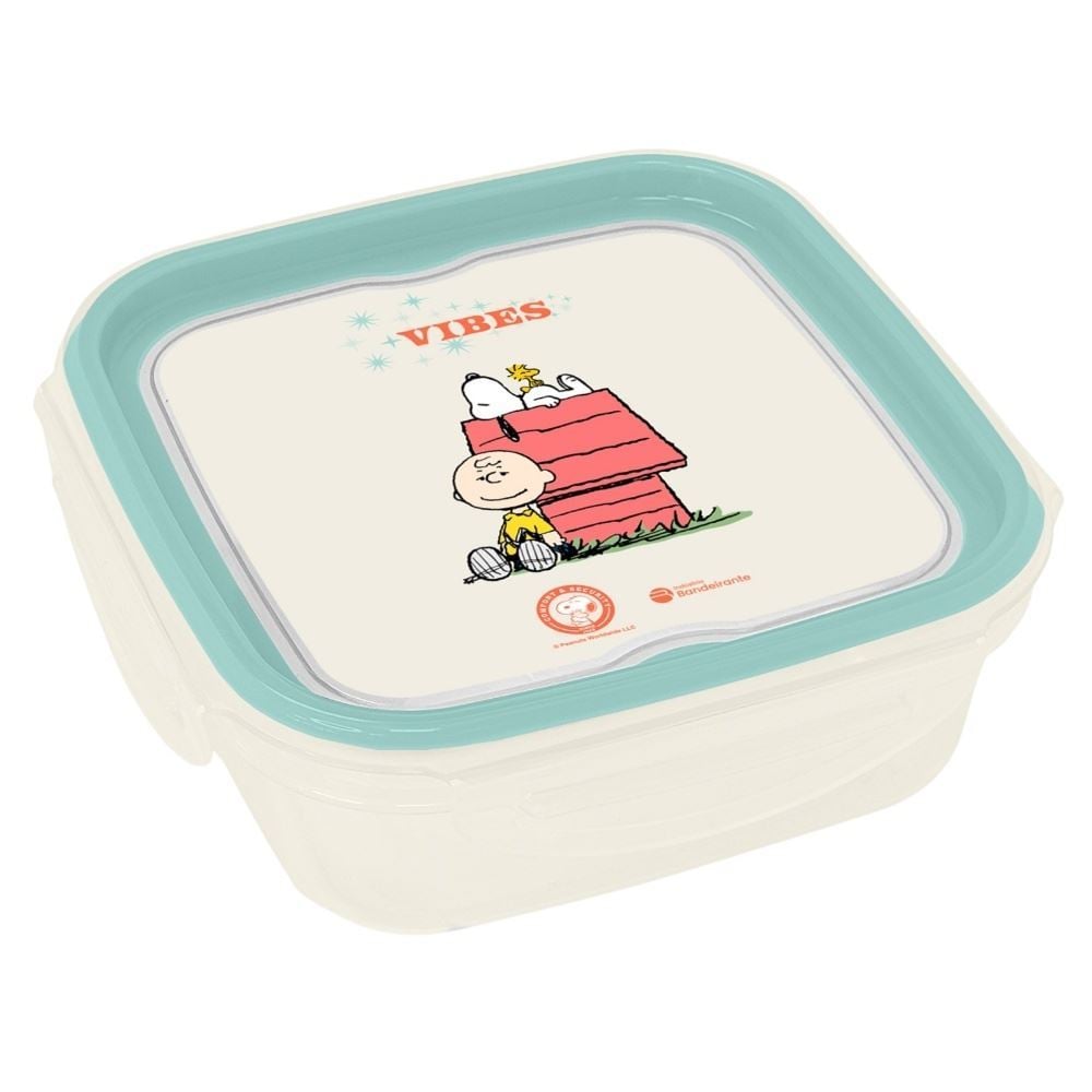 Sanduicheira com Trava 640Ml Bandierante - Snoopy