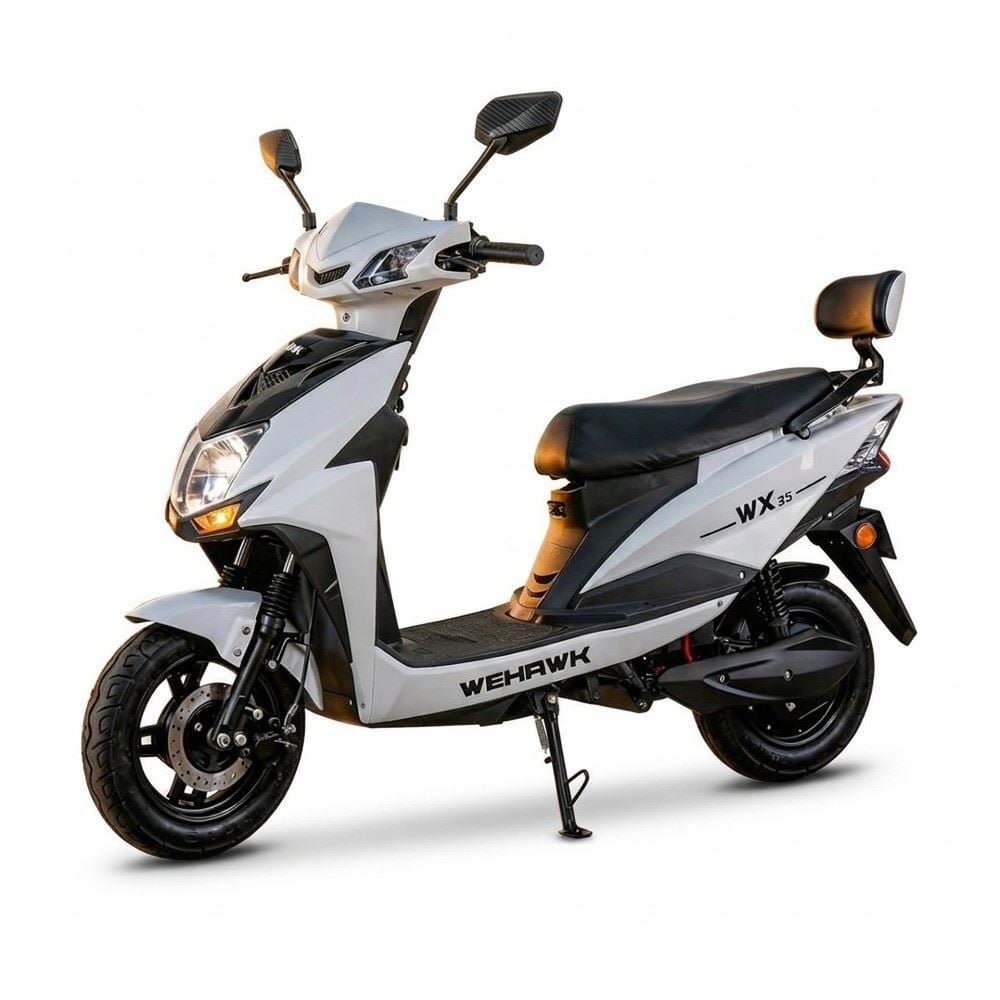 Scooter Eletrica Wehawk Wx-35 1000W Bateria 60V 20Ah Litio - Branco