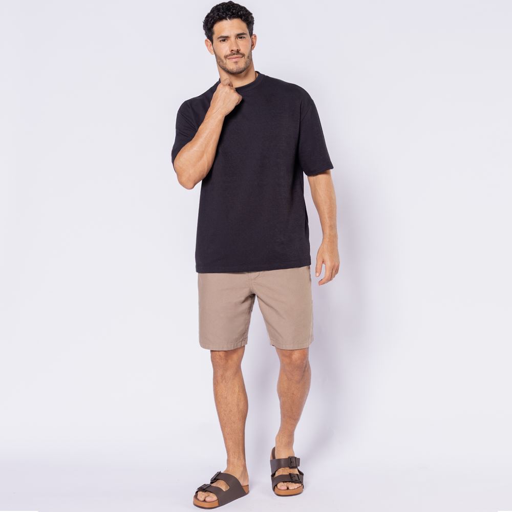 Shorts Masculino Com Textura Thing Castor