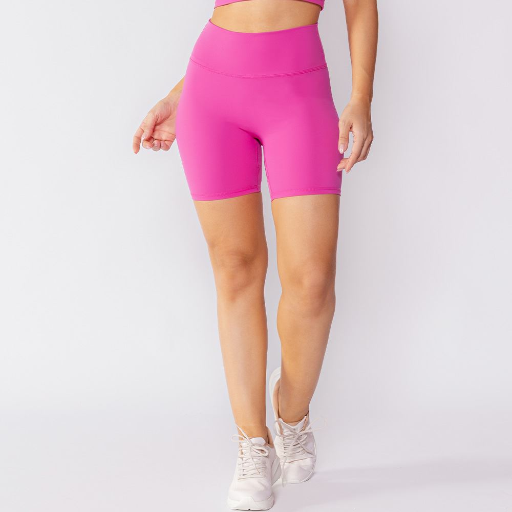 Short Fitness Feminino Com Cós Duplo Scream Rose Violet