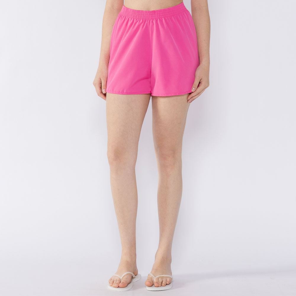 Short Tactel Feminino Boby Blues Rosa Neon