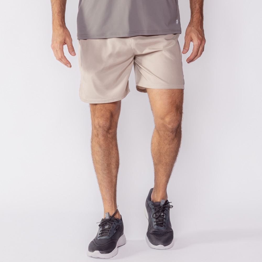 Shorts Esportivo Masculino De Tactel Scream Areia