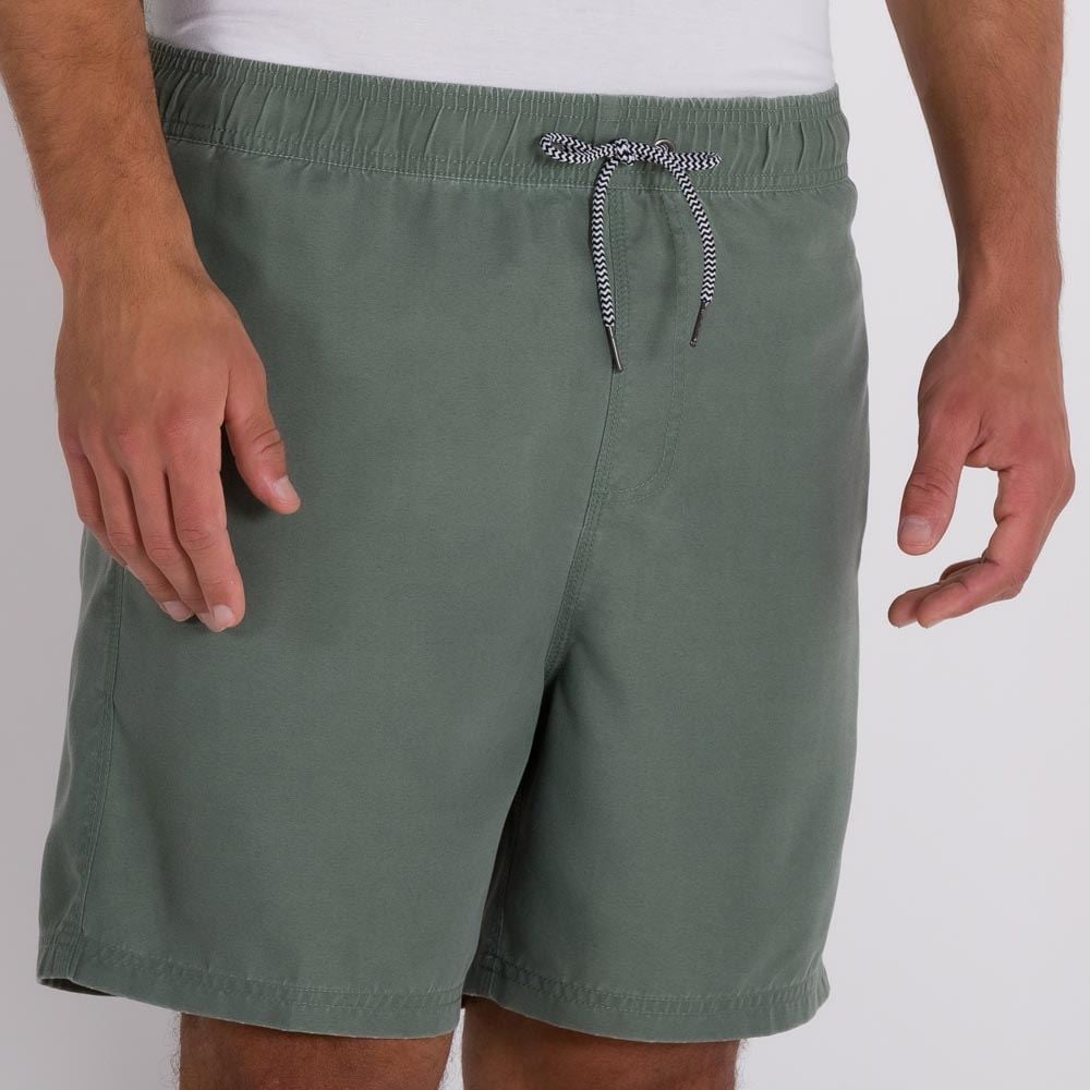 Shorts Estonado Liso Marc Alain Verde