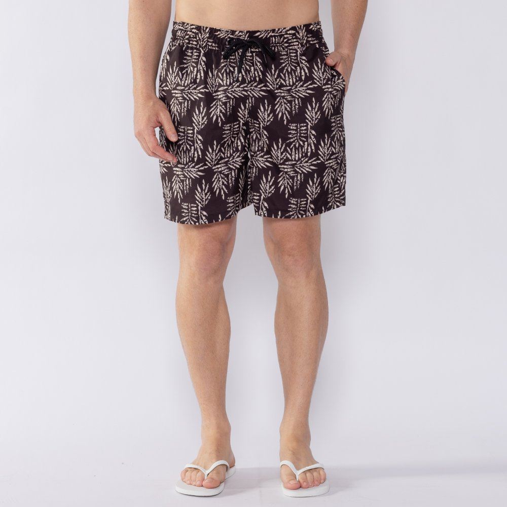 Shorts Tactel Estampado Marc Alain Black25-02