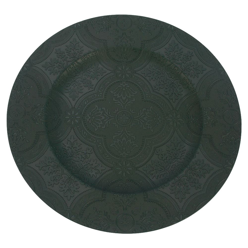 Sousplat Versalhes 33 cm Havan Casa - Verde