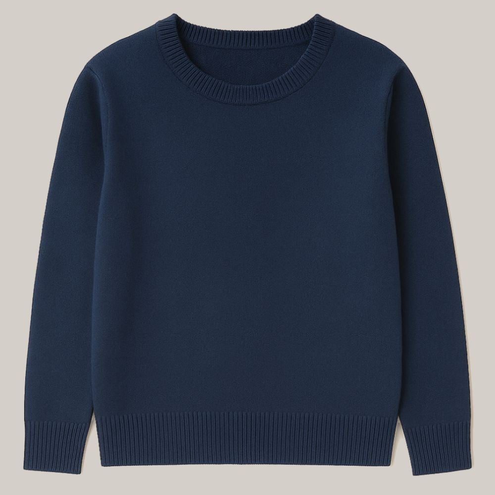 Suéter Infantil Menino De Tricot 12 a 16 Anos Hot Dog Marinho