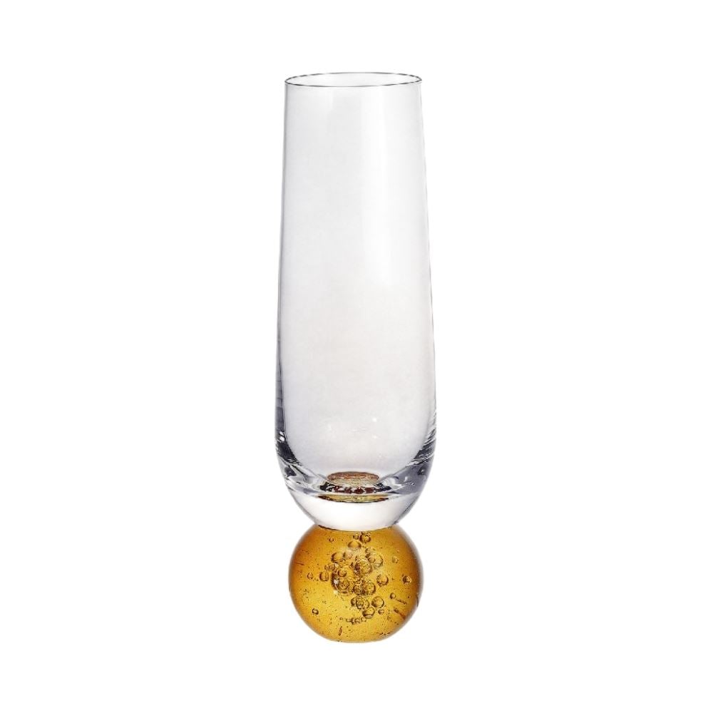 Taça para Champagne Milano de Vidro 300Ml Hauskraft - Âmbar