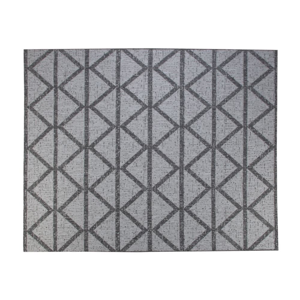 Tapete para Quarto e Sala 2,00X2,50 m Amazonas Sisal Havan Casa - Geométrico Cinza 