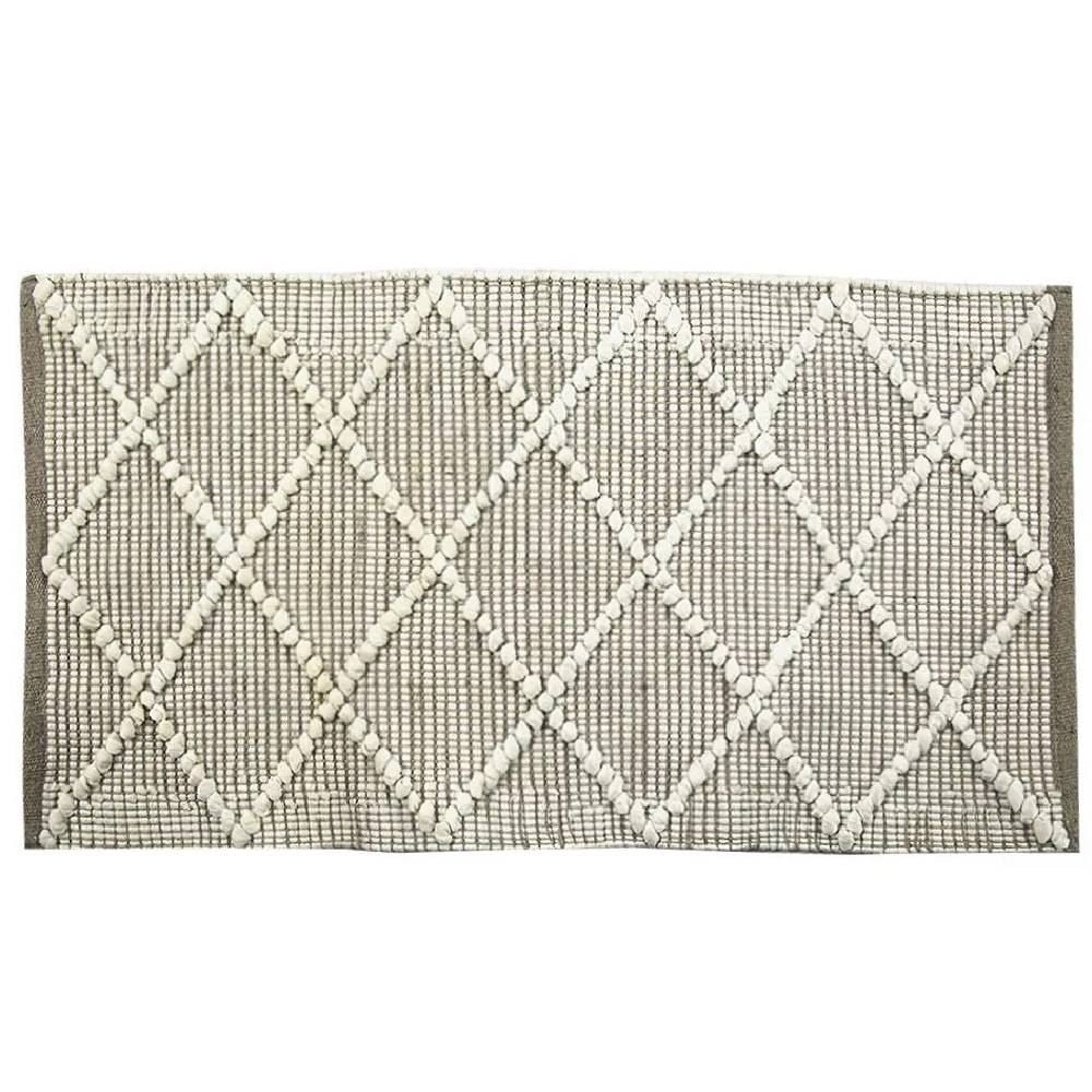 Tapete para Quarto e Sala 50X80 cm Angra Havan Casa - Bege Natural