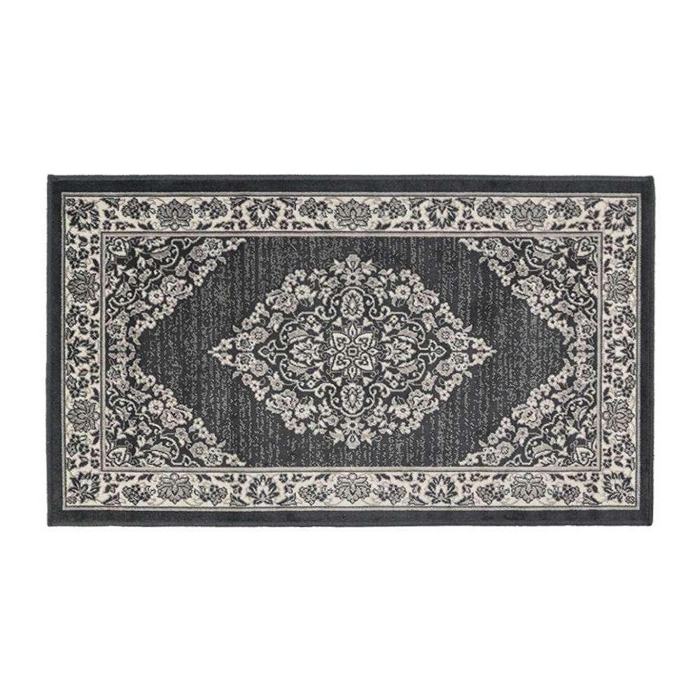 Tapete para Quarto e Sala 60Cm X 1,00M Belga Havan Casa - Moldura Chumbo