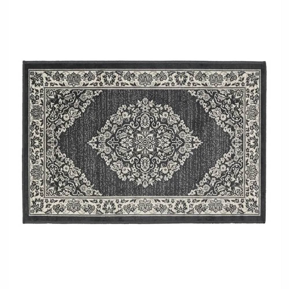 Tapete Para Quarto E Sala 1,40X2,00 M Belga Havan Casa - Moldura Chumbo