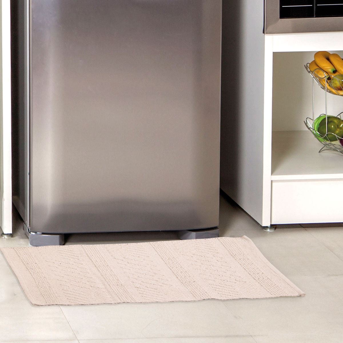 Tapete Para Cozinha 50X80 Cm Malibu Havan Casa - Marfim