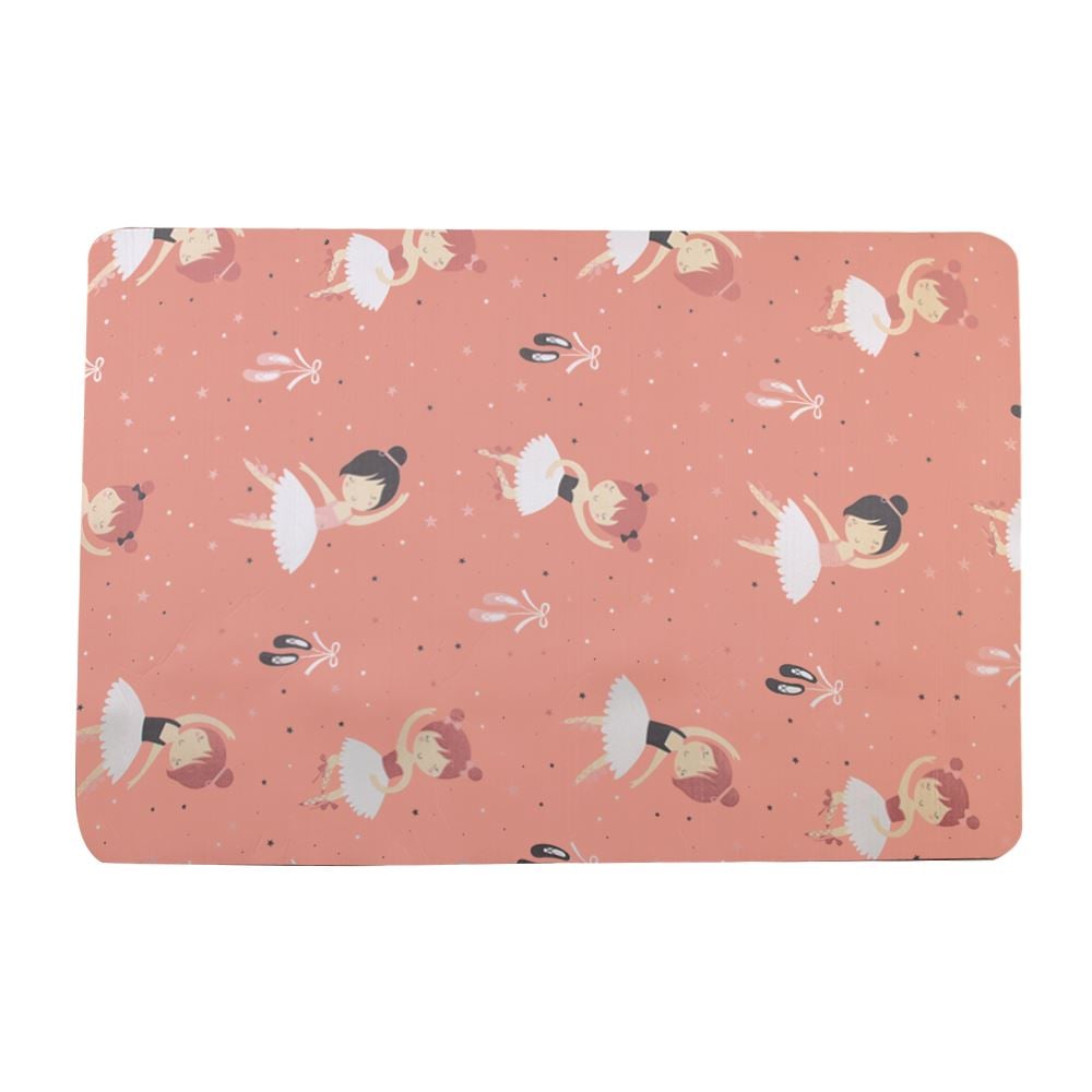 Tapete Infantil Estampado 80Cmx1,20 m Havan Casa - Rosa Sapatilha