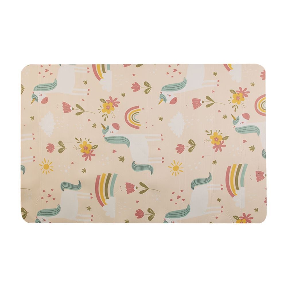 Tapete Infantil Estampado 80Cmx1,20 m Havan Casa - Rosa Arco-Íris