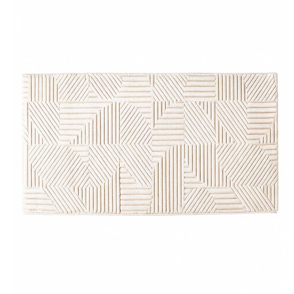 Tapete para Quarto e Sala 57Cm X 1,00M Lucca Havan Casa - Off White