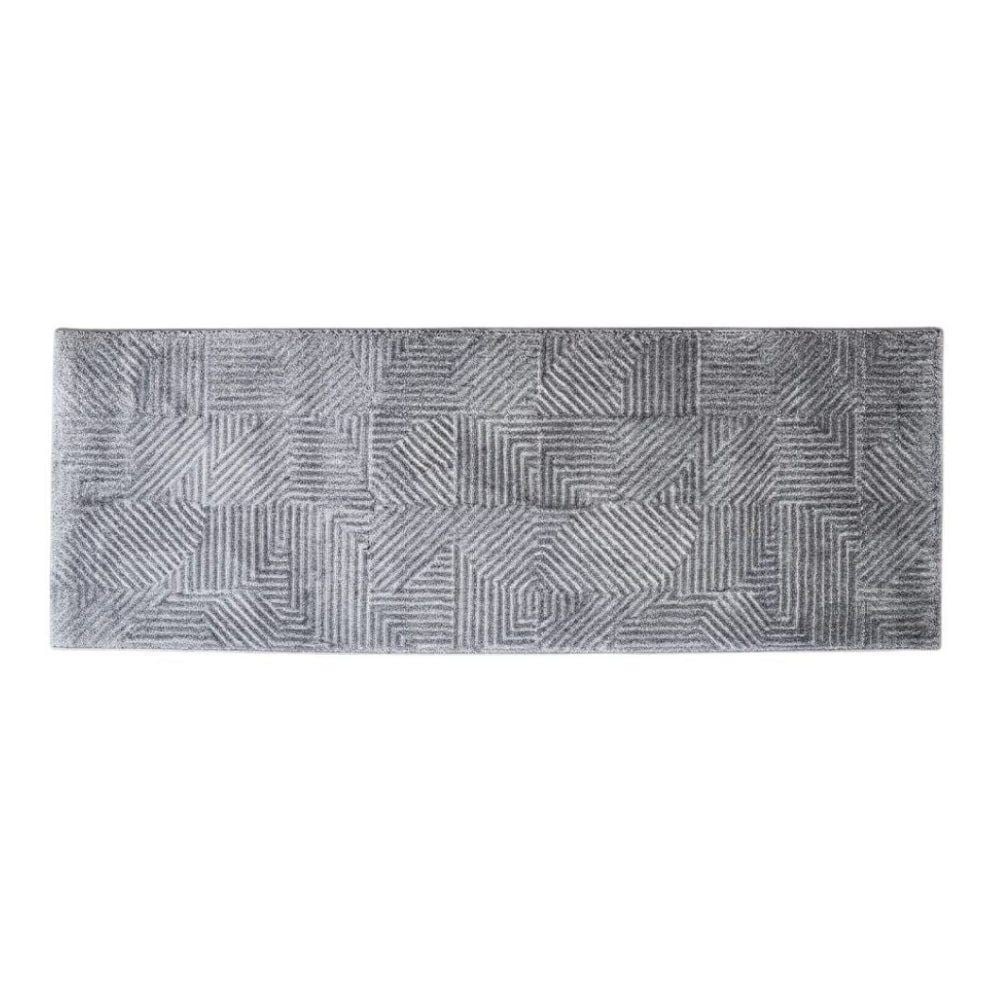 Tapete Passadeira Lucca 57Cm X 1,00M Havan Casa - Cinza Elegance 