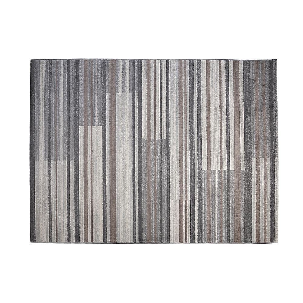 Tapete para Quarto e Sala 1,40X2,00M Nirvana Havan Casa - Cinza Com Bege