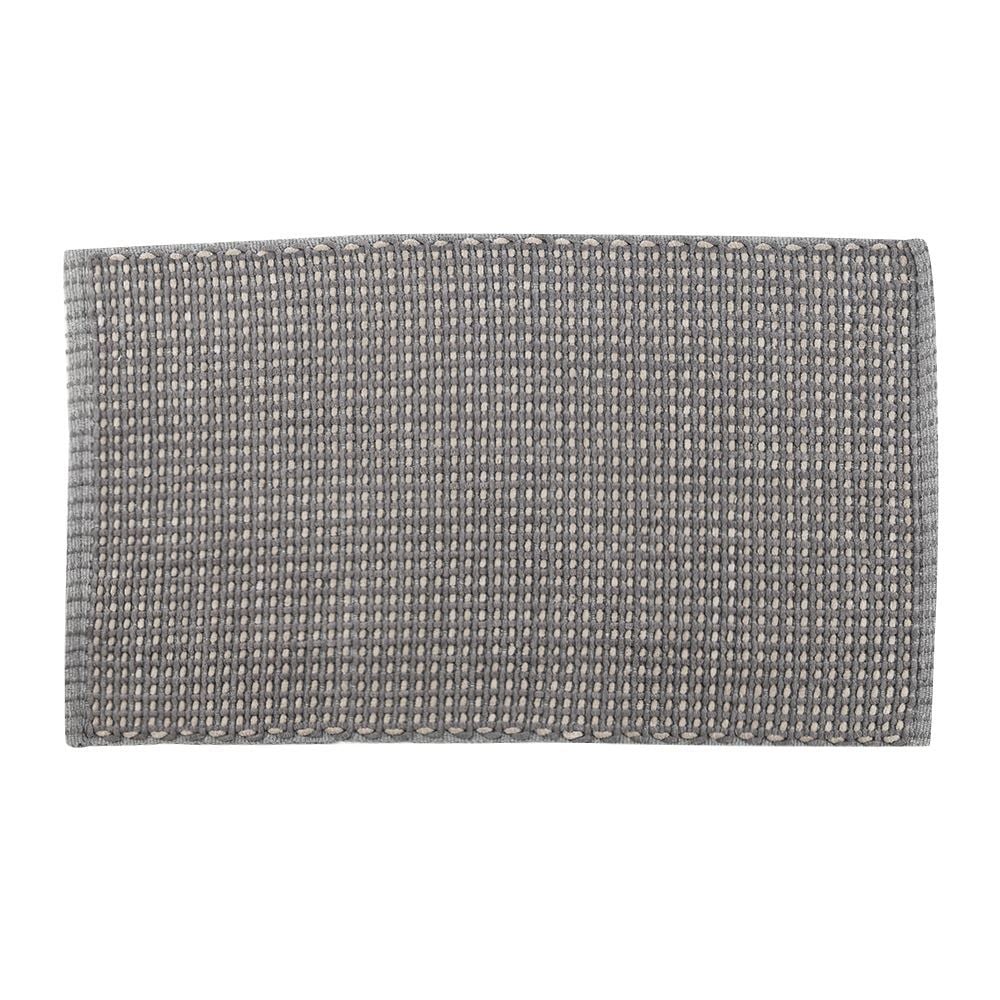 Tapete para Banheiro 50X80 cm Florença Havan Casa - Cinza