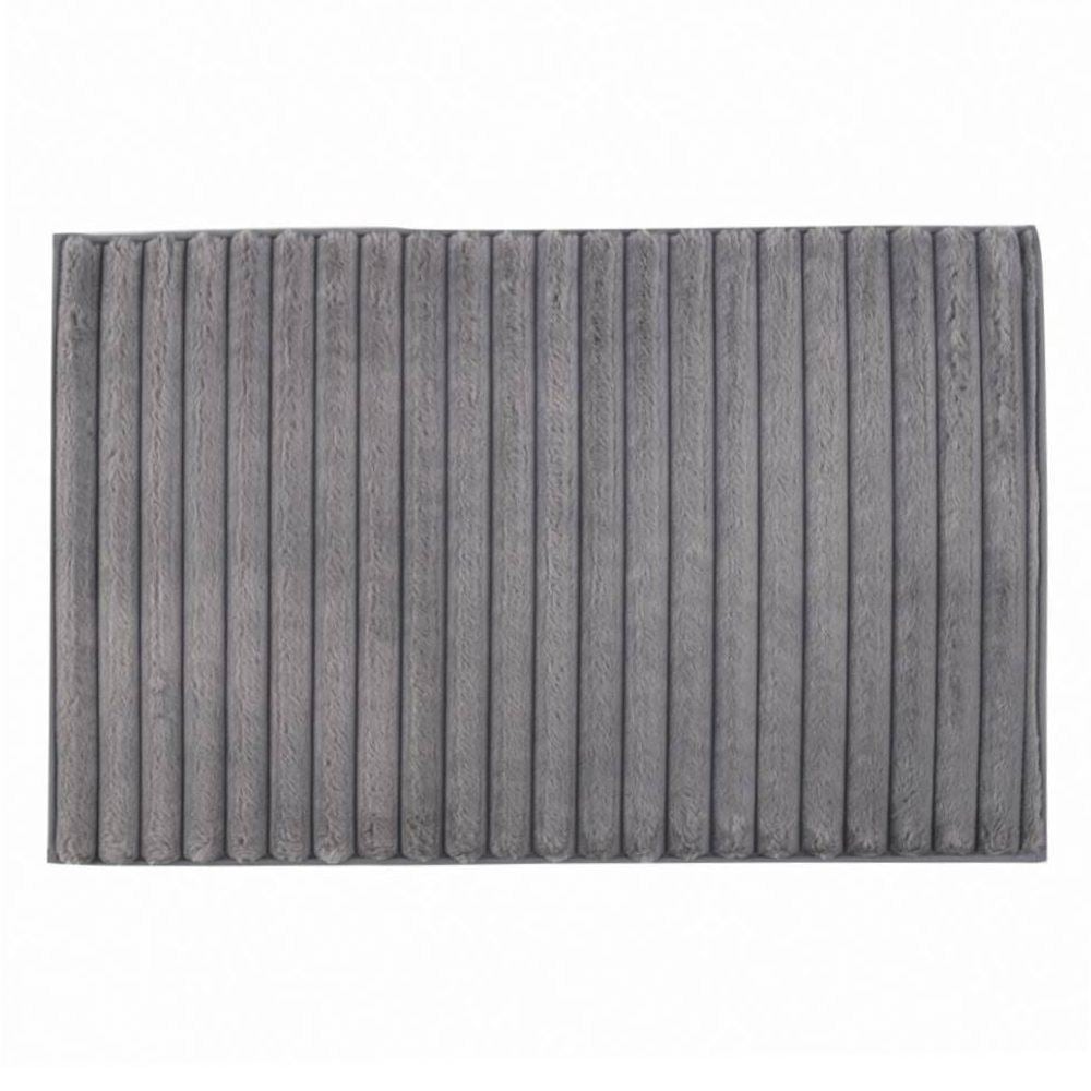 Tapete para Banheiro 50X80 cm Mônaco Havan Casa - Chumbo