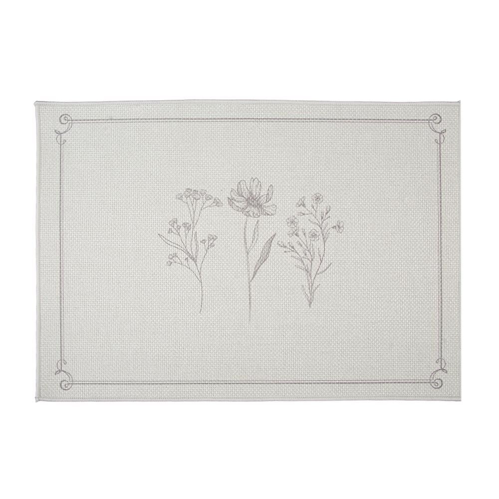 Tapete para Cozinha 53X70cm Nature Havan Casa - Cinza Jardim