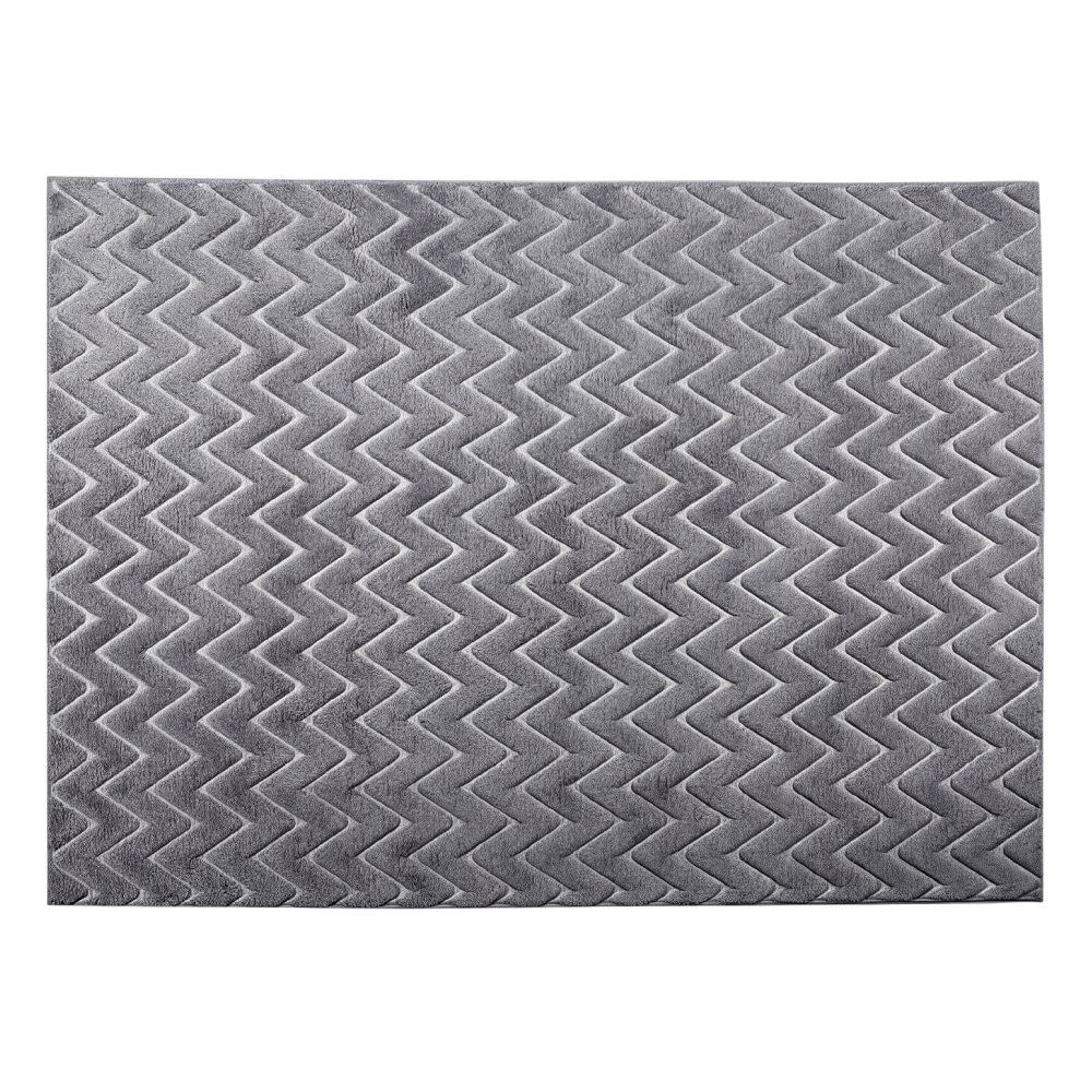Tapete para Quarto e Sala 2,00X3,00M Milano Havan Casa - Cinza Chevron
