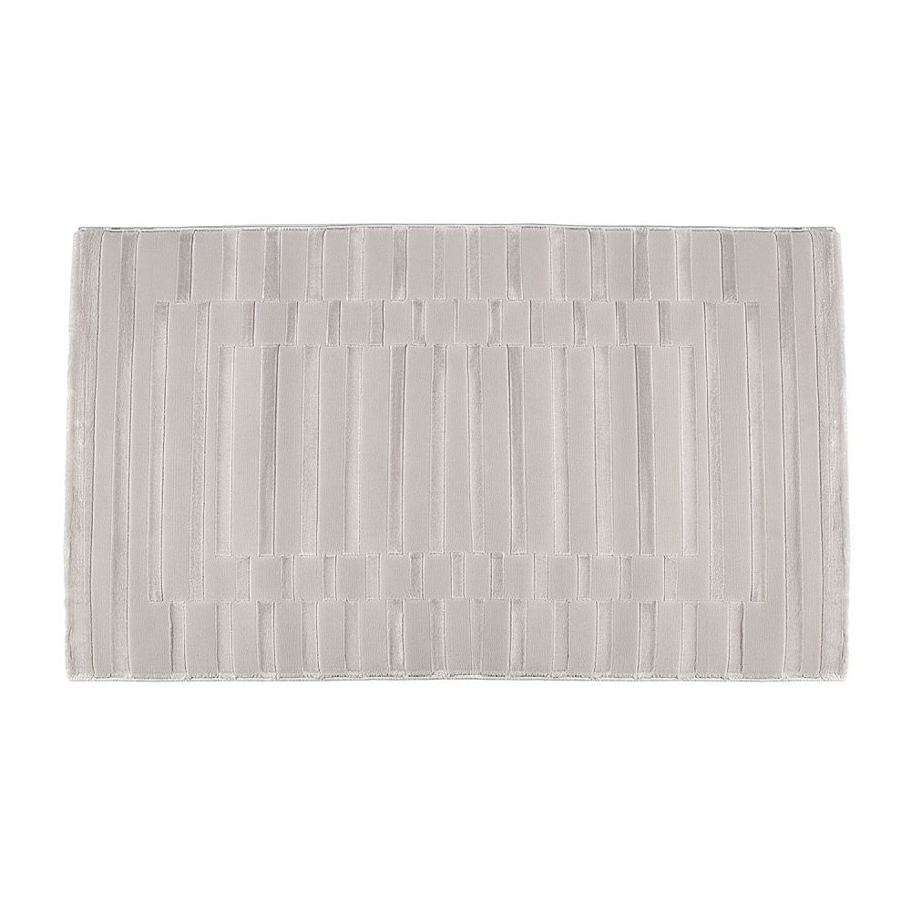 Tapete para Quarto e Sala 60Cm X 1,00M Provence Havan Casa - Bege Listras