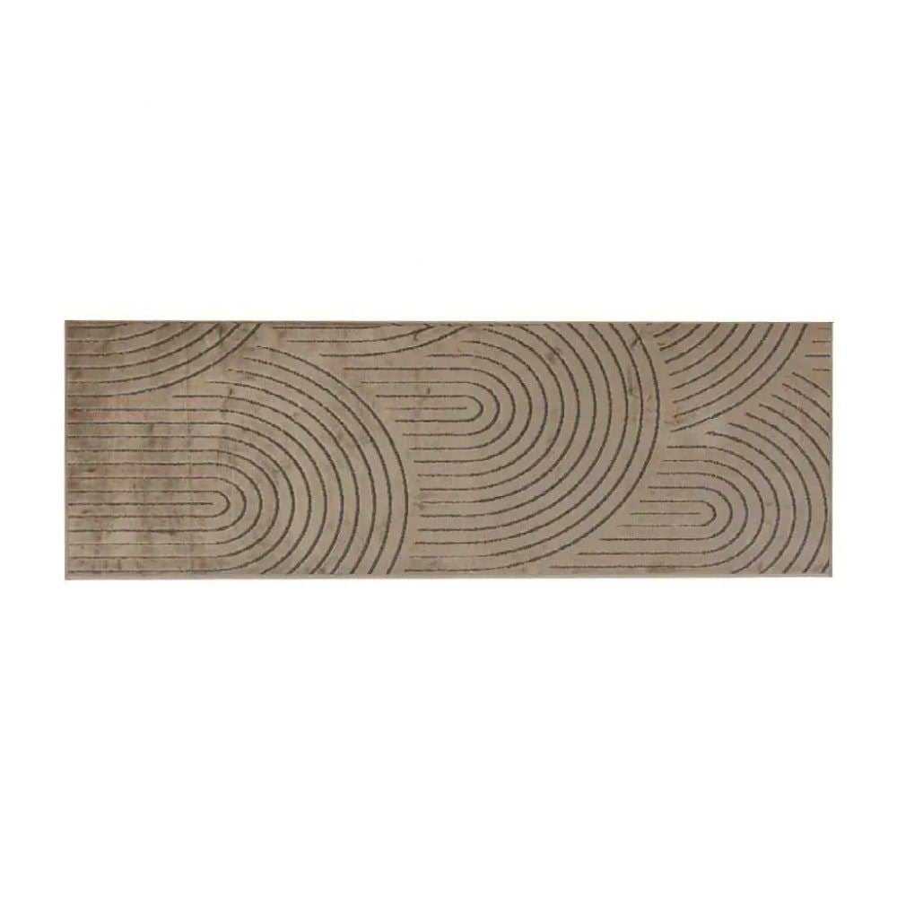 Tapete para Quarto Ou Sala 0,68X2,10 m Faro Havan Casa - Arcos Caramelo
