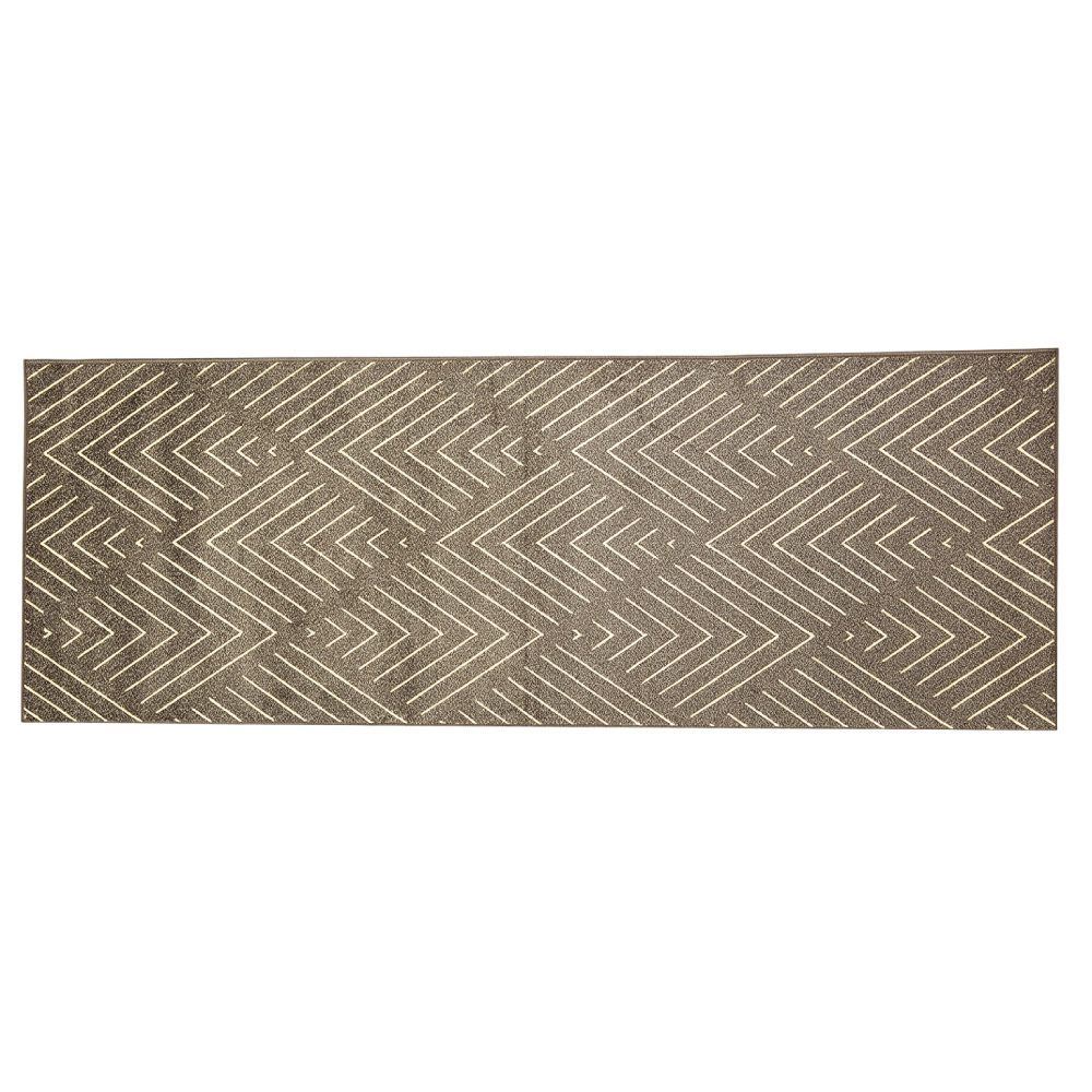 Tapete Passadeira Faro 68Cm X 2,10M Havan Casa - Escamas Taupe
