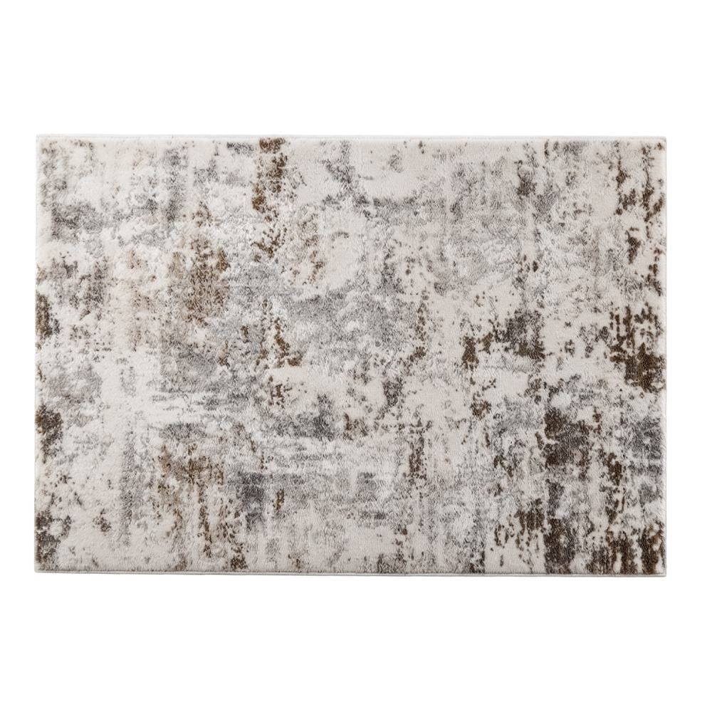 Tapete para Quarto Ou Sala 1,40 X 2,00M Ibiza Havan Casa - Creme Marrom