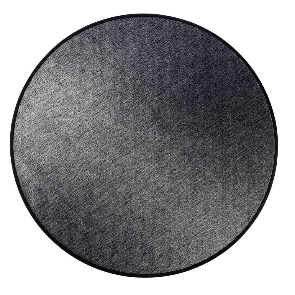 Tapete Titanium Redondo para Quarto e Sala 2,00M Havan Casa - Preto