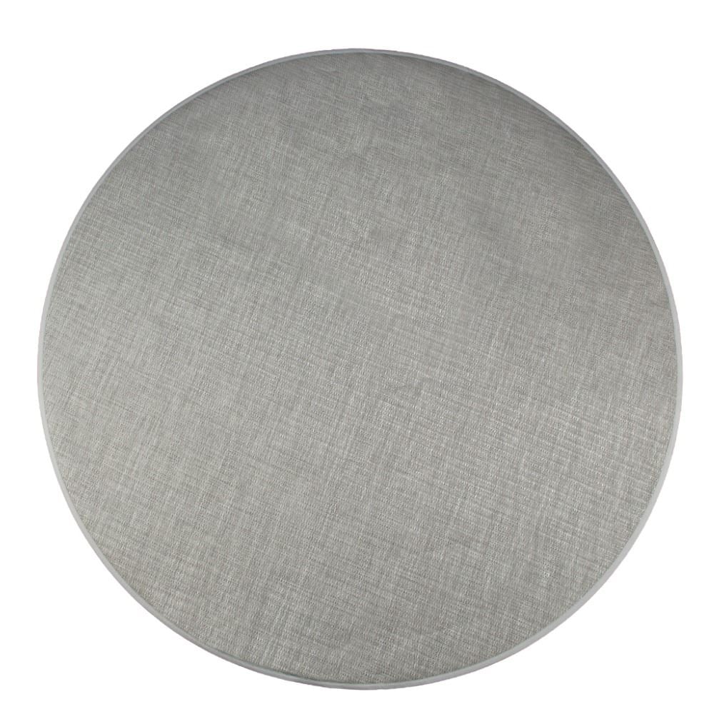 Tapete Titanium Redondo para Quarto e Sala 2,00M Havan Casa - Cinza ZF 100 New
