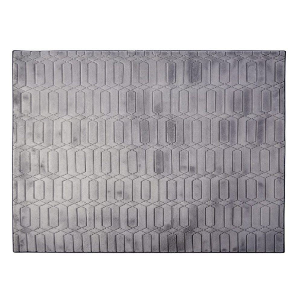 Tapete para Quarto e Sala Bellagio 2,00X3,00M Havan Casa - Hexágono Chumbo