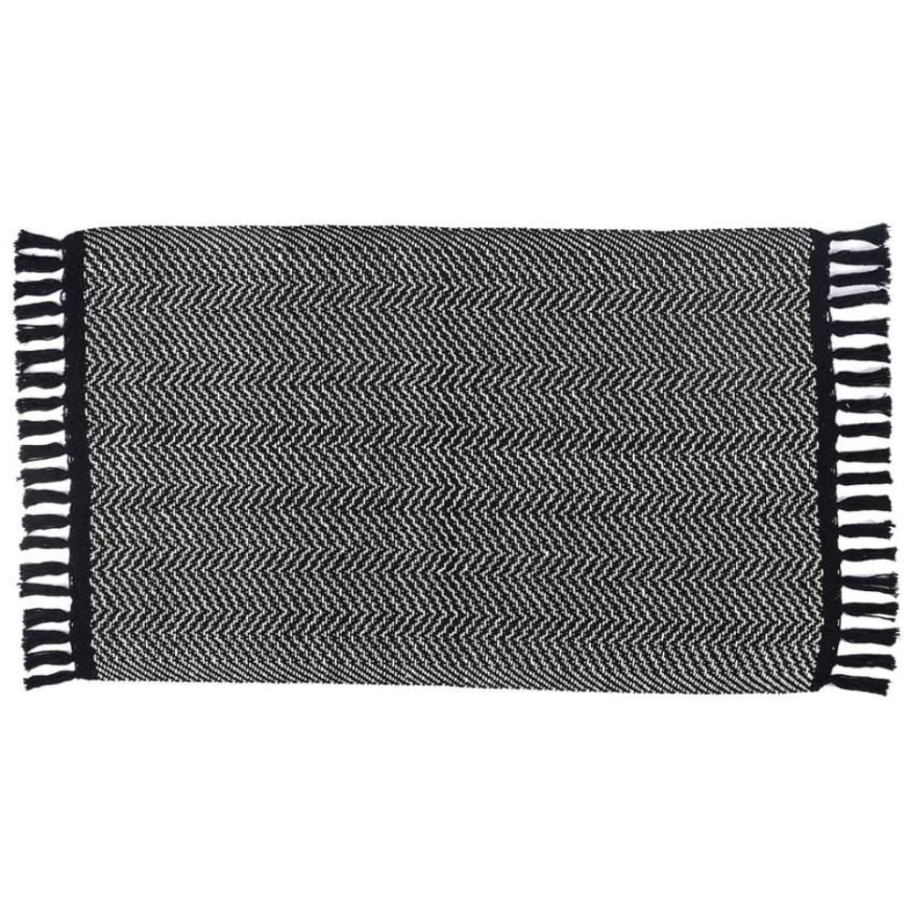 Tapete Para Quarto Ou Sala 50X80 Cm Naturalle Havan Casa - Preto