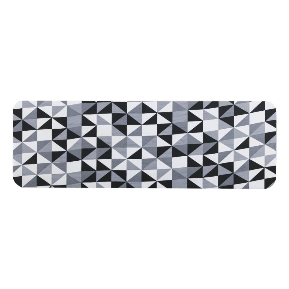 Tapete Para Quarto Ou Sala Tecil 40X120 Cm Havan Casa - Geométrico Preto