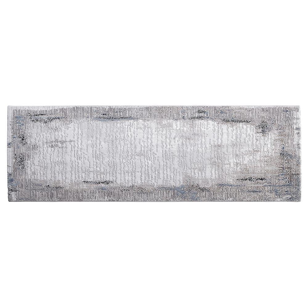 Tapete Passadeira Toscana 80Cm X 1,50M Havan Casa - Cinza Azul