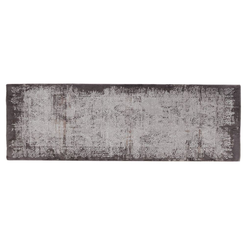 Tapete Passadeira Toscana 80Cm X 1,50M Havan Casa - Cinza