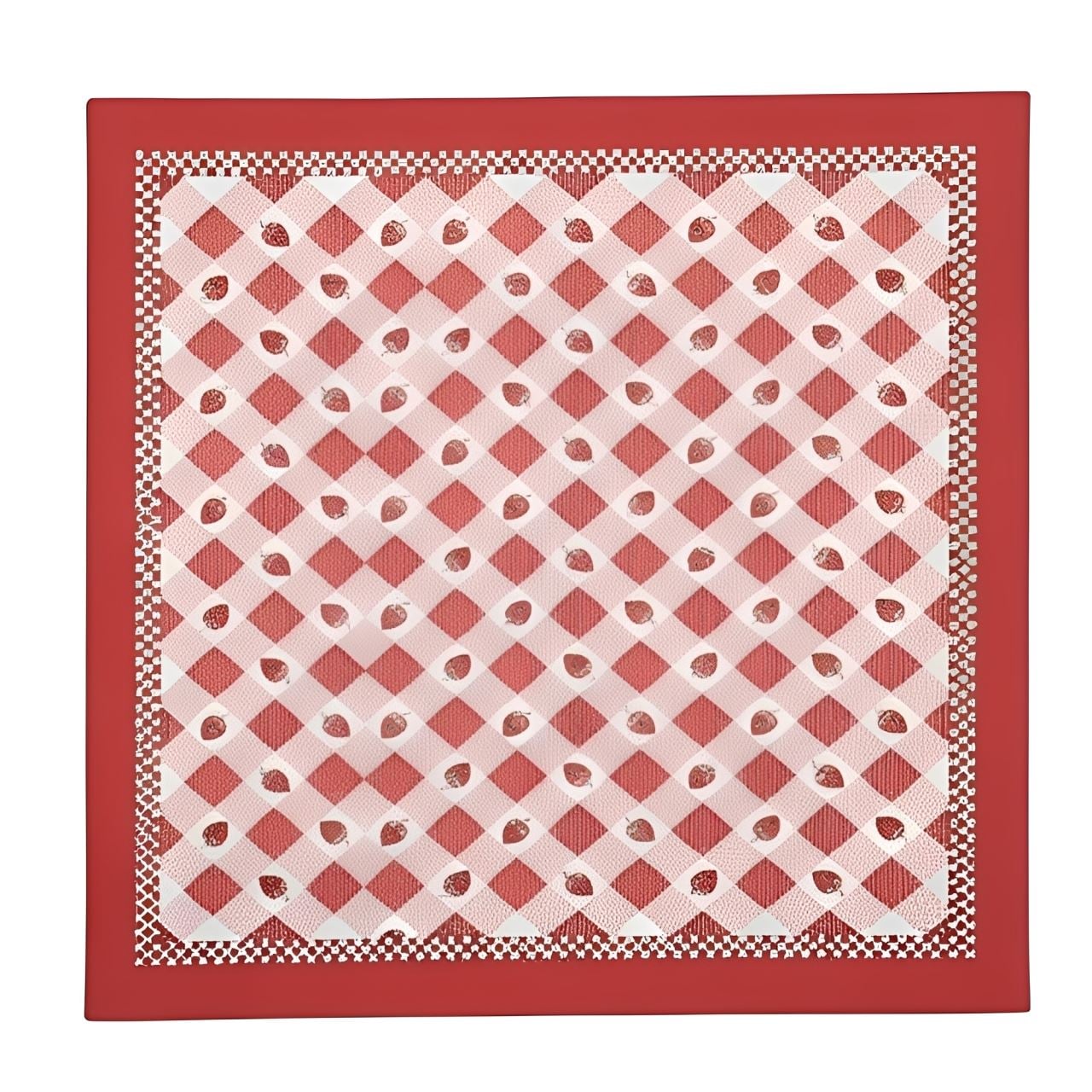 Toalha Centro de Mesa 78Cm X 78Cm Clean Döhler - Strawberry