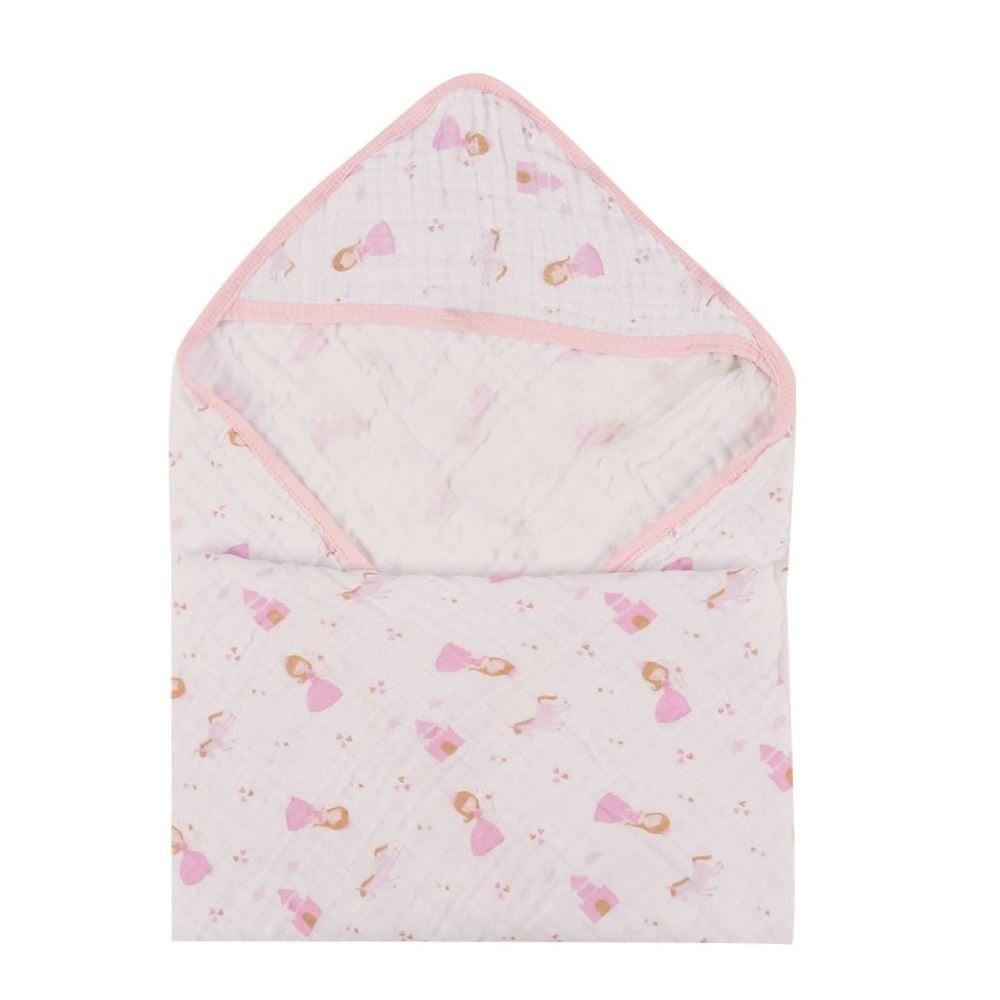 Toalha de Banho com Capuz Bebê Soft Havan Baby - Princesa