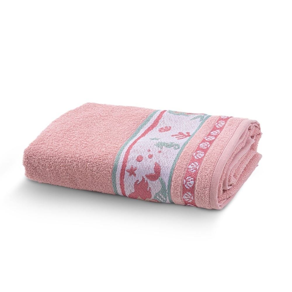Toalha de Banho Infantil Kids - Sereia Rose Misty