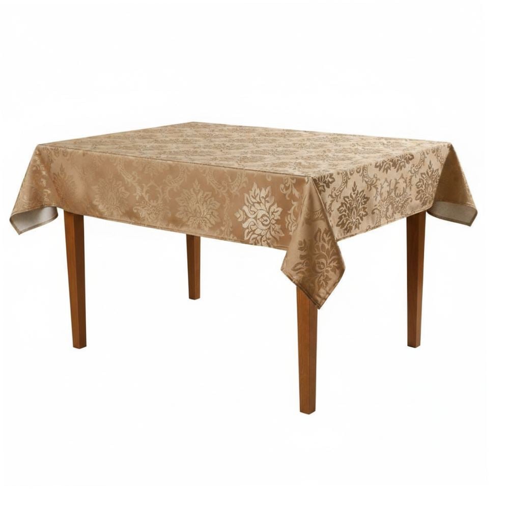 Toalha de Mesa 1,35M X 2,10M Elegance Havan Casa - Arabesco Kaki