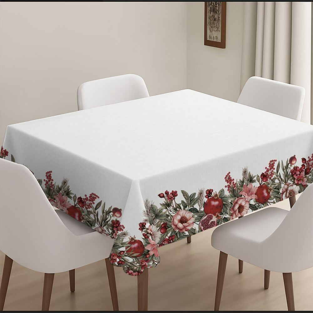 Toalha de Mesa 1,40 X 1,40 m Estampada Havan Casa - Romã