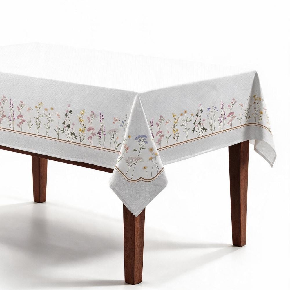 Toalha de Mesa 1,60 X 2,70 m Clean Döhler - Floral Boho