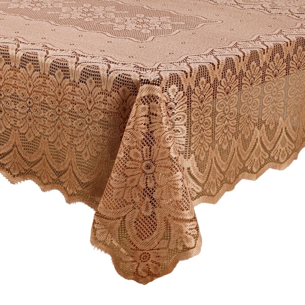 Toalha de Mesa Arabesco 1,60M X 1,60M Havan Casa - Taupe
