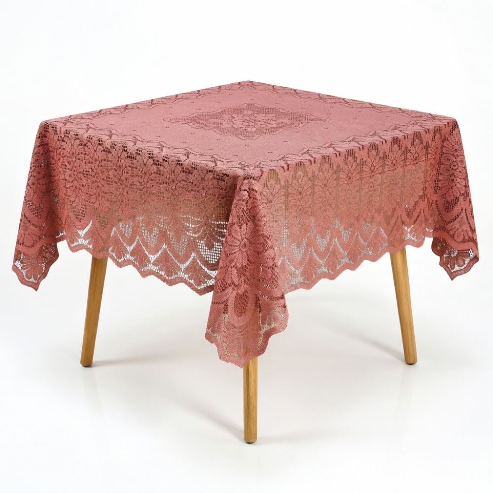 Toalha de Mesa Arabesco 1,60M X 1,60M Havan Casa - Rose