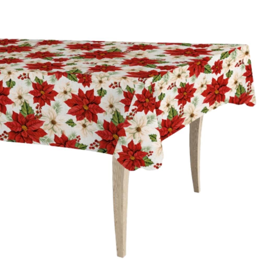 Toalha de Mesa Natalina 1,40X2,10 m Natal Encantado Havan Casa - Flores