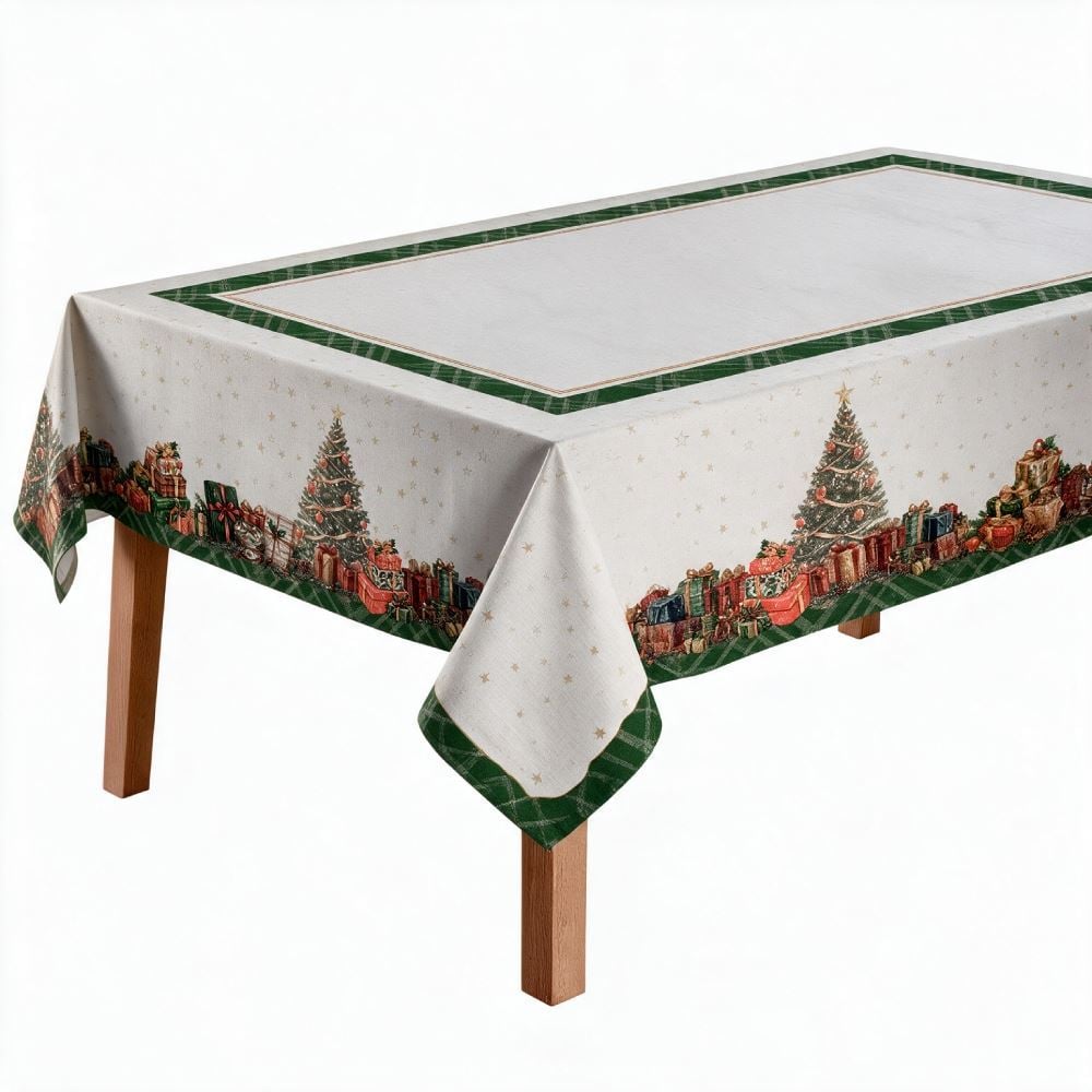 Toalha de Mesa Retangular Natal Encantado 1,40X2,50M Havan Casa - Pinheiro