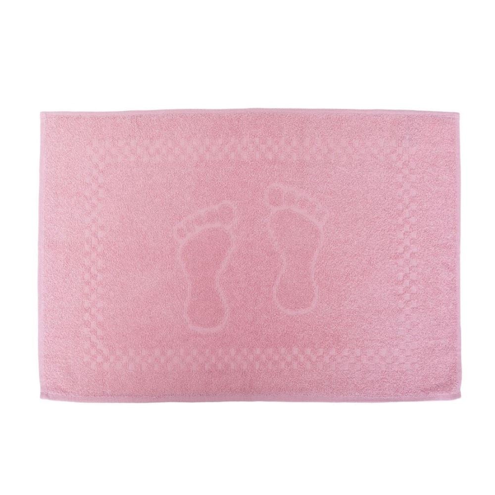 Toalha de Piso Algodão 45X68cm Havan - Rosa Pó