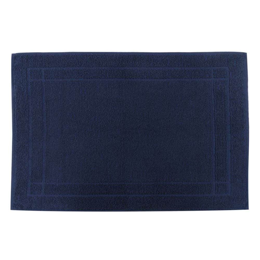 Toalha para Banheiro Antiderrapante 50X75 cm Sofisticata Havan Casa - Azul Marinho